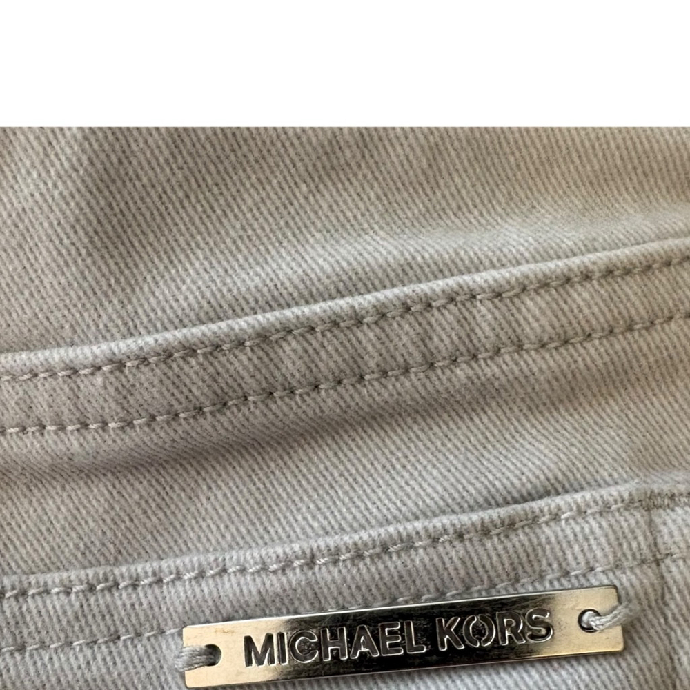 Michael Kors Light Gray Skinny Jeans, 8-10, Stretch - Picture 10 of 14